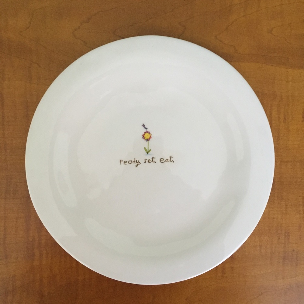 Hallmark floral plate, 8 1/2” dia.